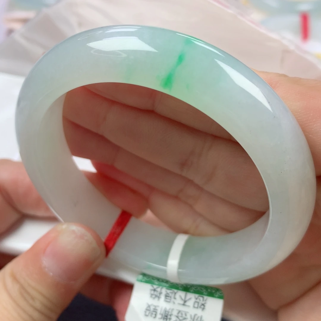 未镶嵌手镯翡翠缅甸天然翡翠56圈