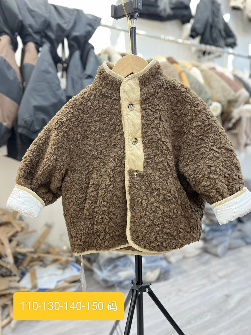 儿童休闲韩版时尚秋冬款洋气加绒加厚毛毛衣