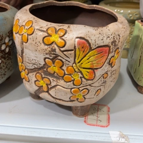 【闪购商品】红陶粗陶材质多肉花盆