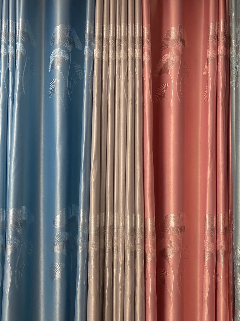 钻石绒银杏叶提花花型定制阳台卧室客厅租房