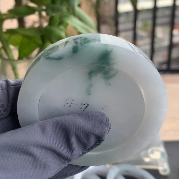 定制翡翠未镶嵌手镯53-57