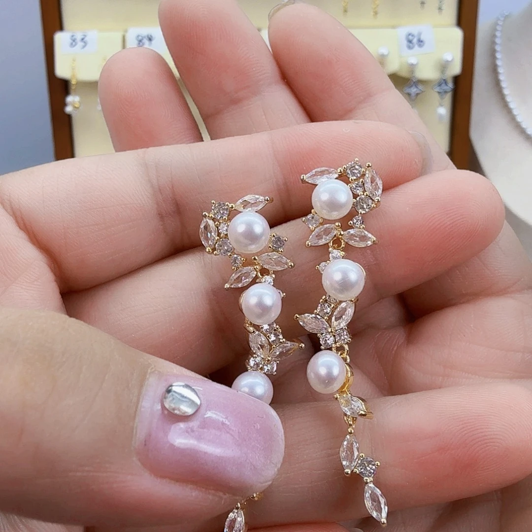 耳饰未镶嵌淡水珍珠