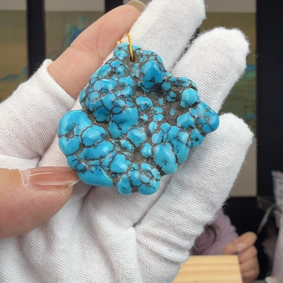 绿松石未镶嵌珠宝奇石