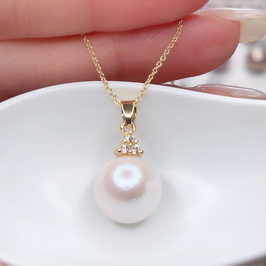 淡水珍珠吊坠(赠链)合金