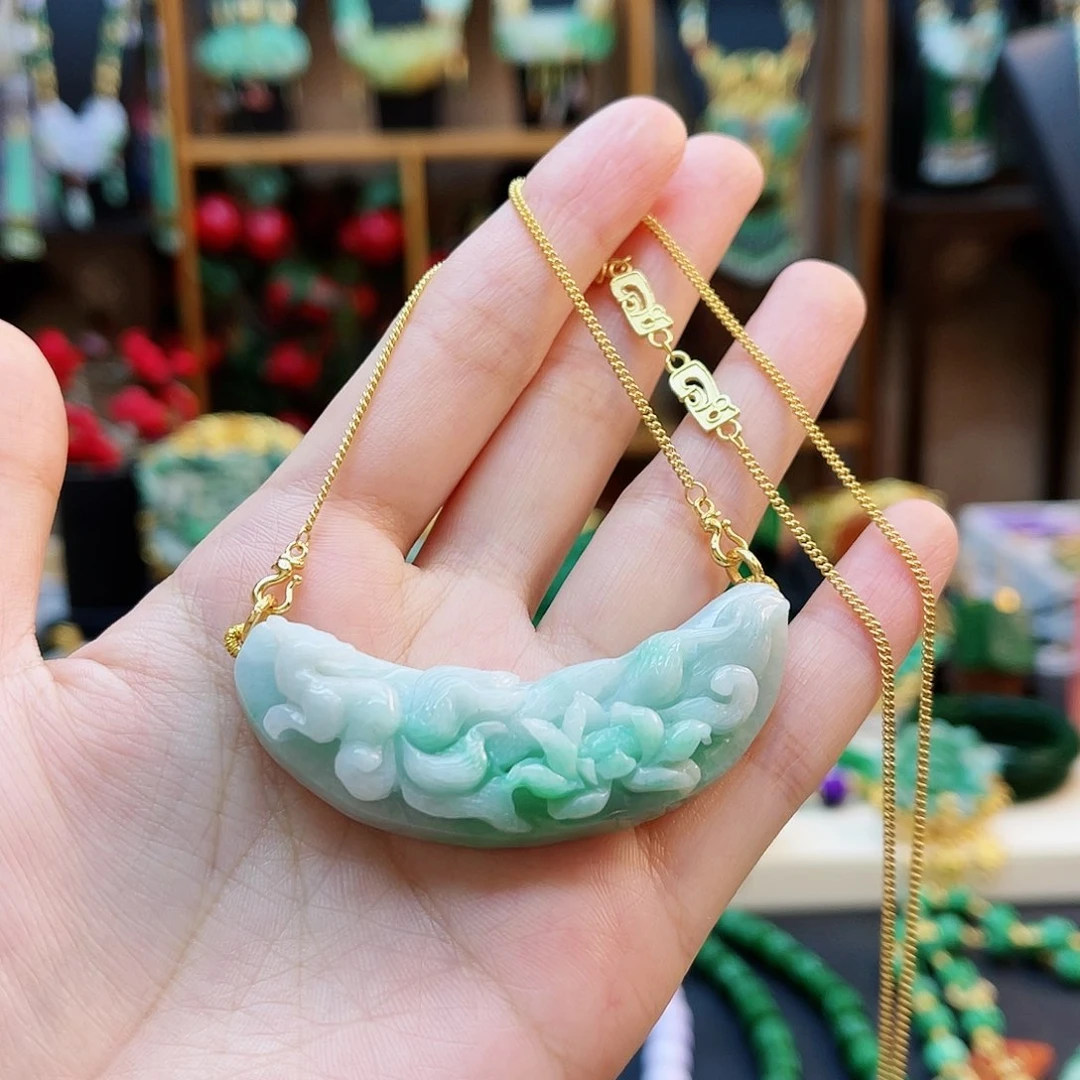 翡翠合金颈饰48小时鉴赏期
