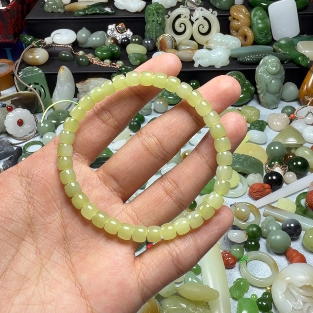 和田玉未镶嵌手串