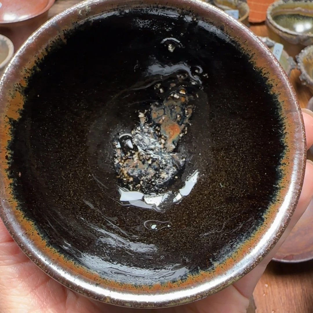 柴烧建盏茶盏茶杯822