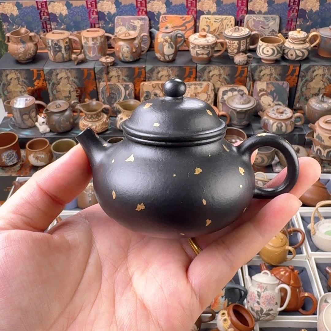 茶壶紫砂100cc原矿精工半手