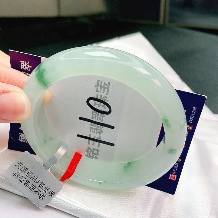 翡翠未镶嵌手镯缅甸天然a货翡翠手镯