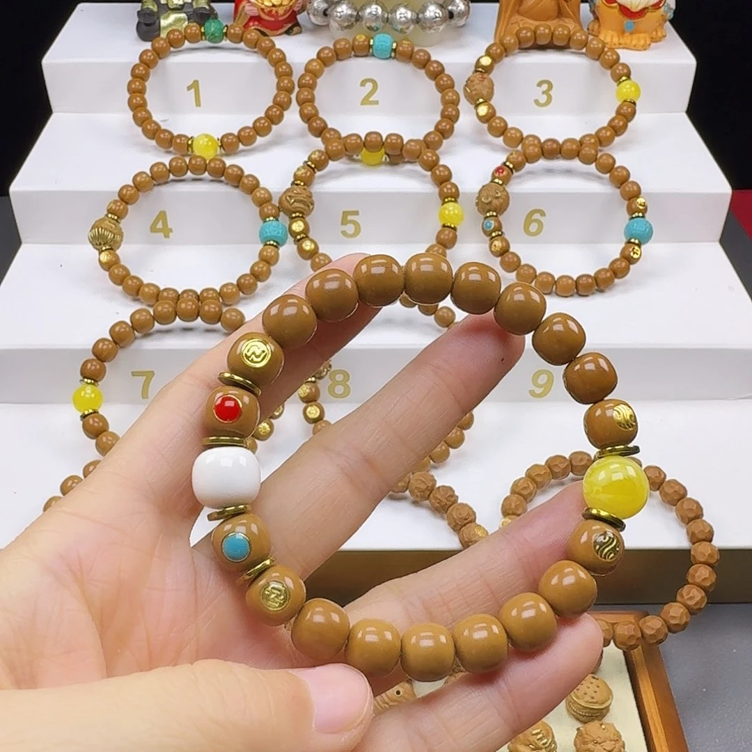 ****猴头核桃吊坠猴头手串