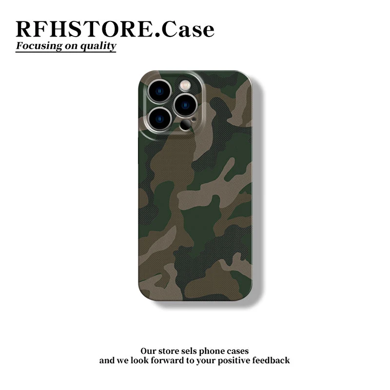 ZMGX军绿迷彩适用iPhone17promax菲林手机壳华为P70oppo小米vivo
