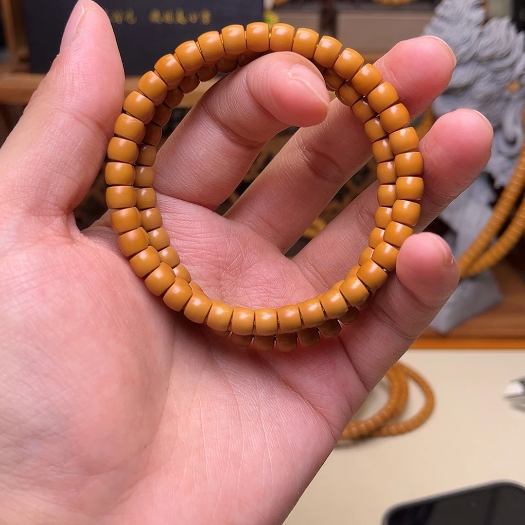 橄榄核手串/手链【听松】sss橄榄核核尖@@单圈6.5