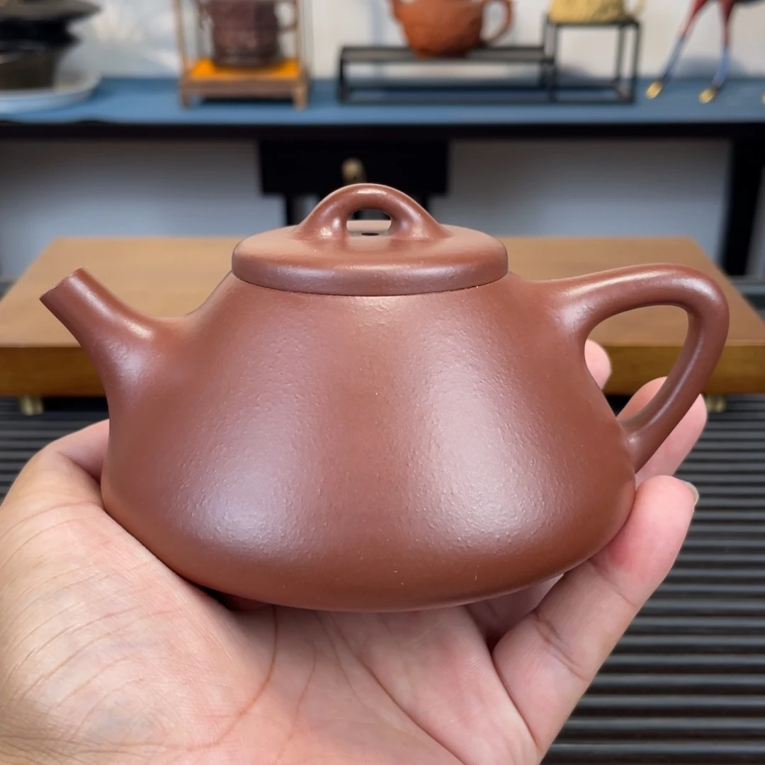 茶壶紫砂中槽青子冶石瓢300cc
