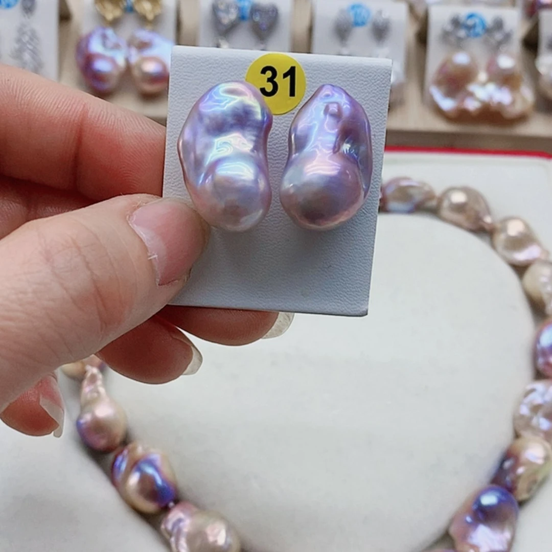 【闪购商品】淡水珍珠耳饰银S925镶嵌我***服