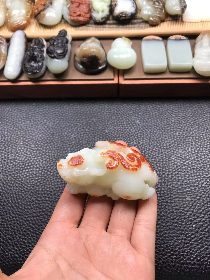 和田玉貔貅，实物漂亮