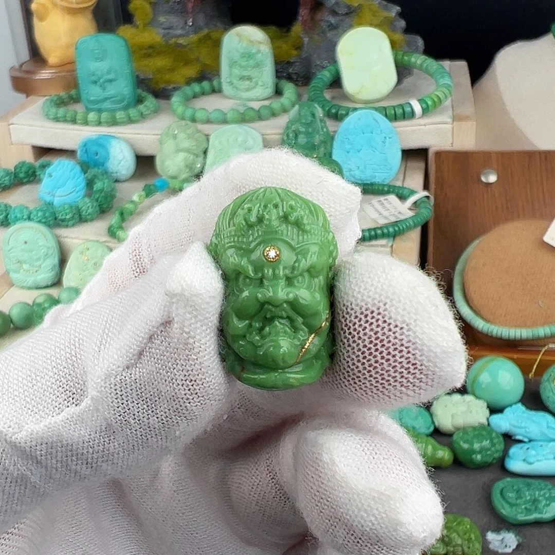 绿松石未镶嵌主播夏