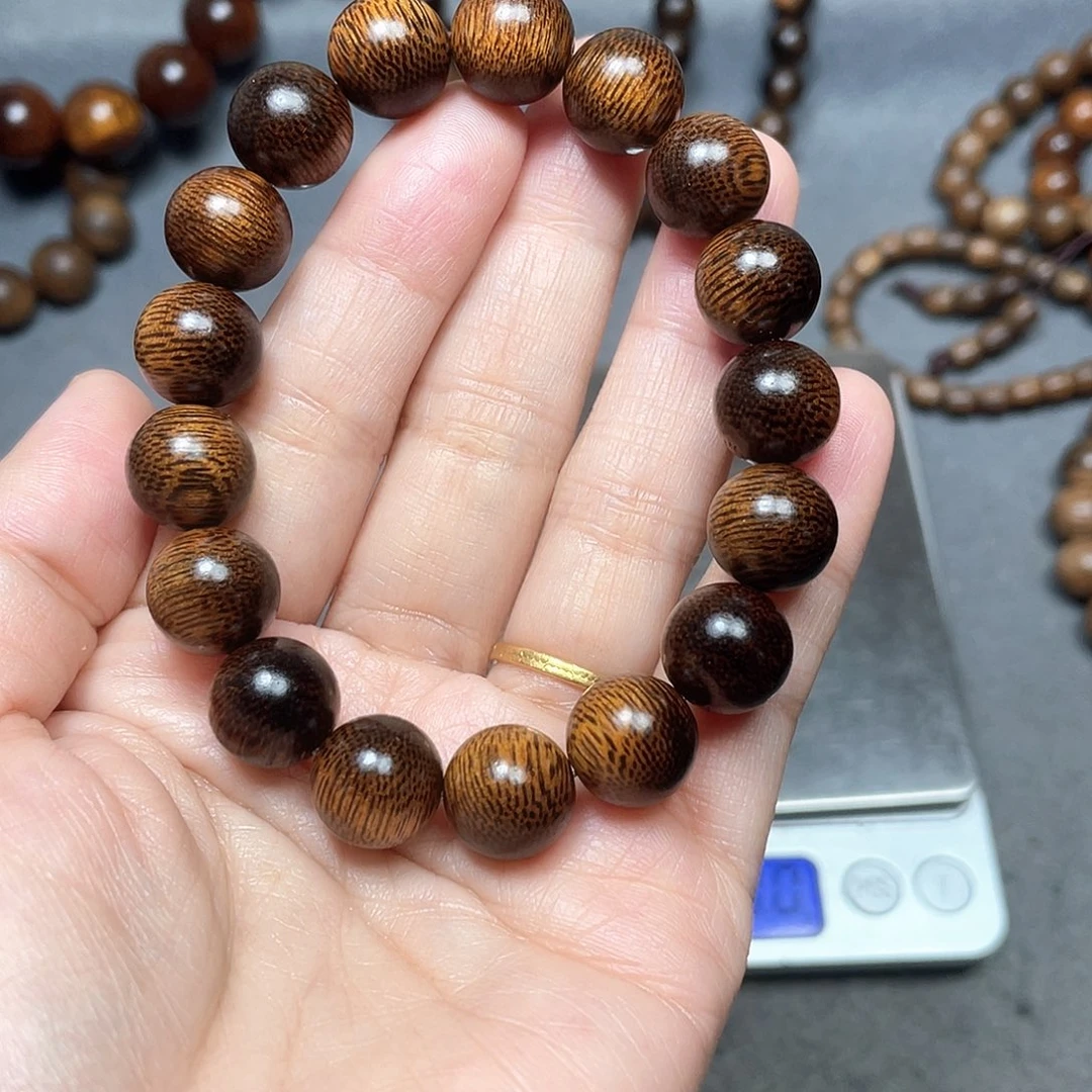 沉香手串富森红土1.2