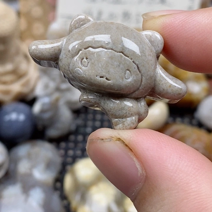 颈饰未镶嵌硅化珊瑚（珊瑚玉）小