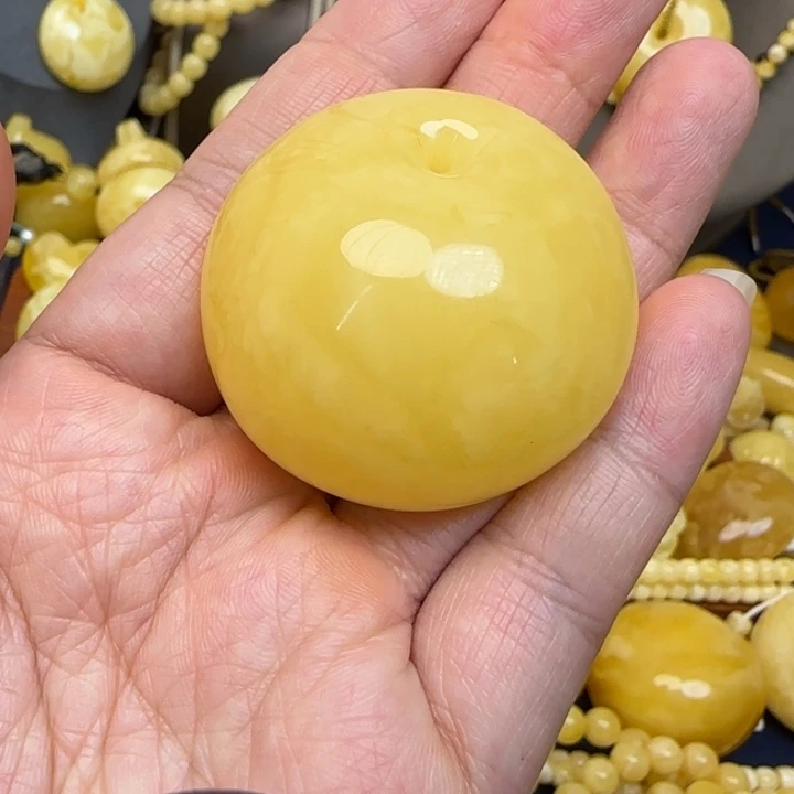 蜜蜡颈饰未镶嵌天然蜜蜡