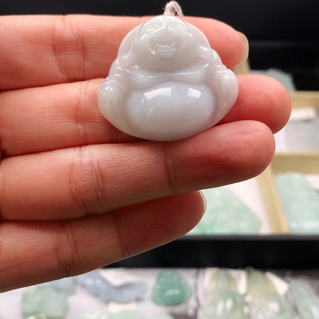 翡翠未镶嵌吊坠(不含链)15佛公