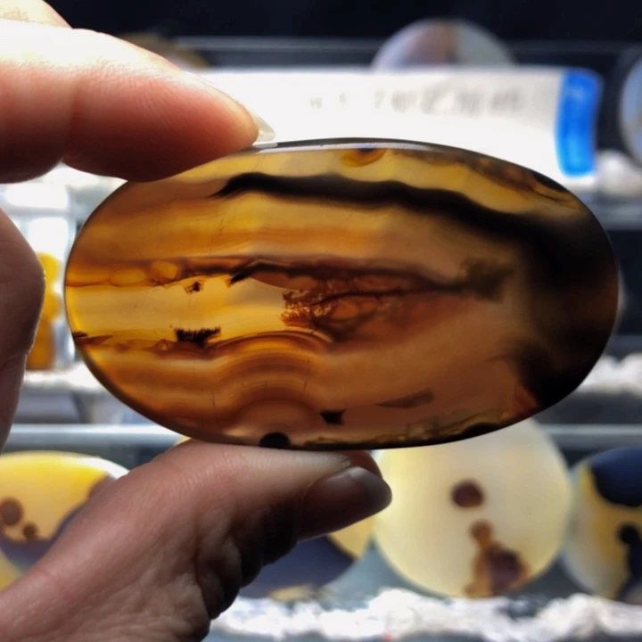 合金玛瑙/玉髓珠宝奇石86