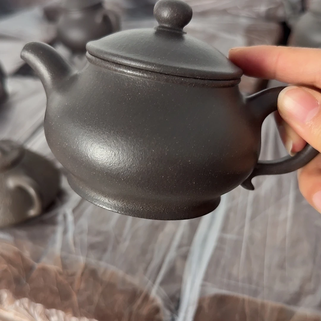 紫砂茶壶黄龙山原矿天青250