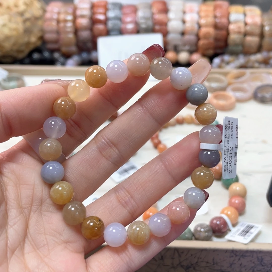 硅化珊瑚（珊瑚玉）手链未镶嵌m****?767