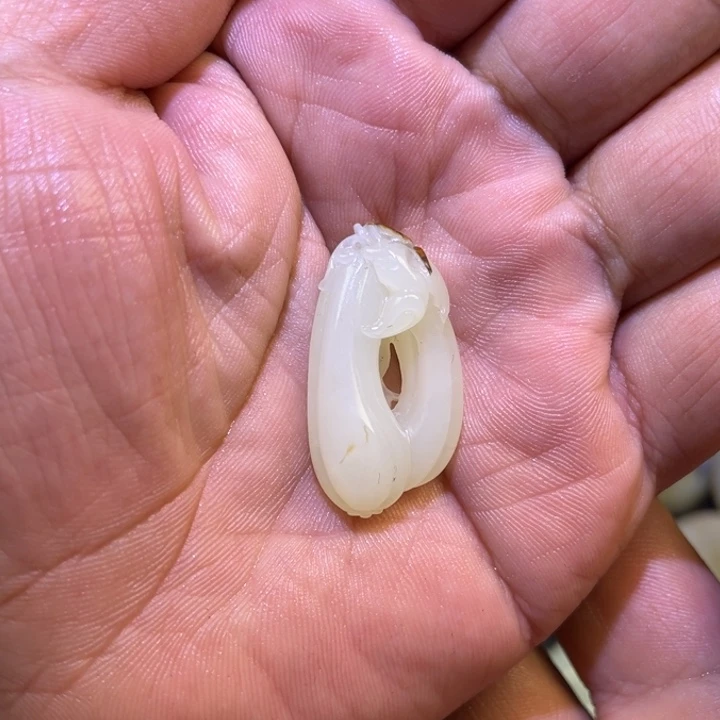 和田玉未镶嵌吊坠(不含链)