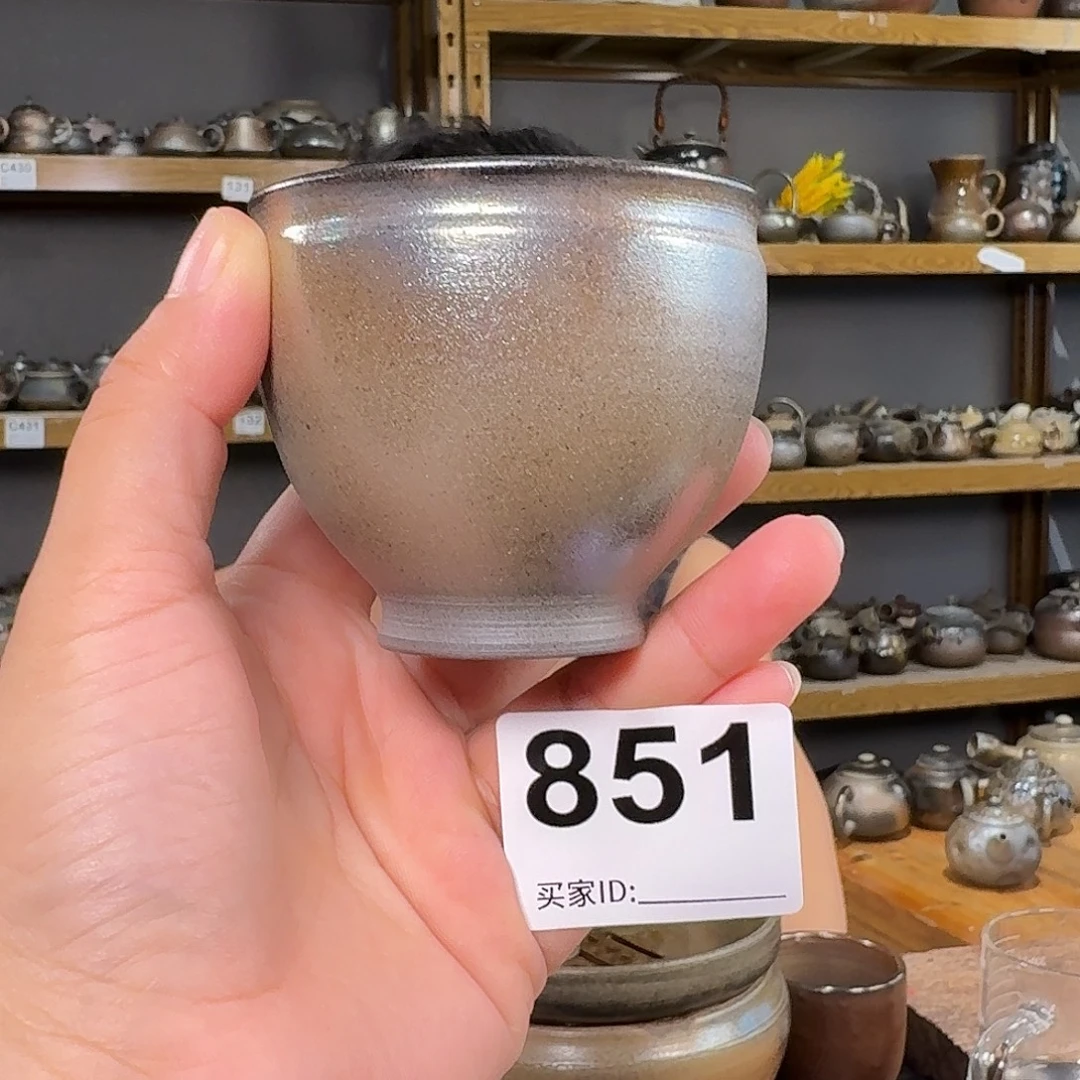 坭兴陶柴烧全手工原矿泥料杯