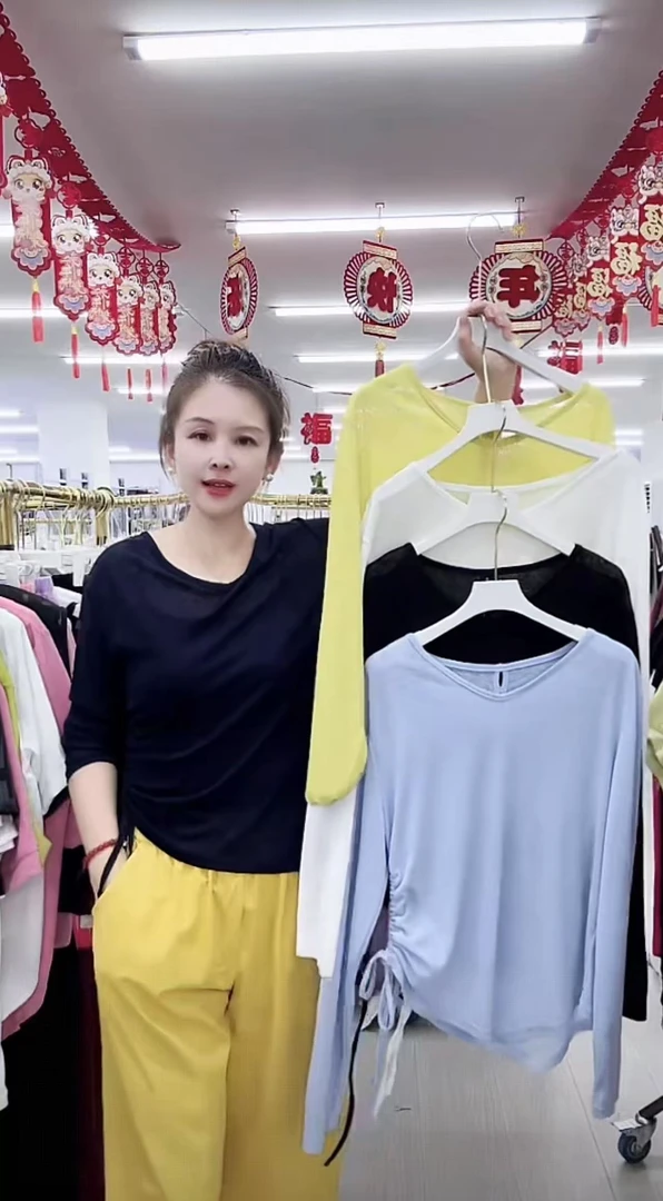 女士百搭上衣9018-A964