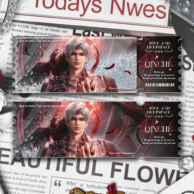 【新亚克力流沙票根】恋与深空周边  单领