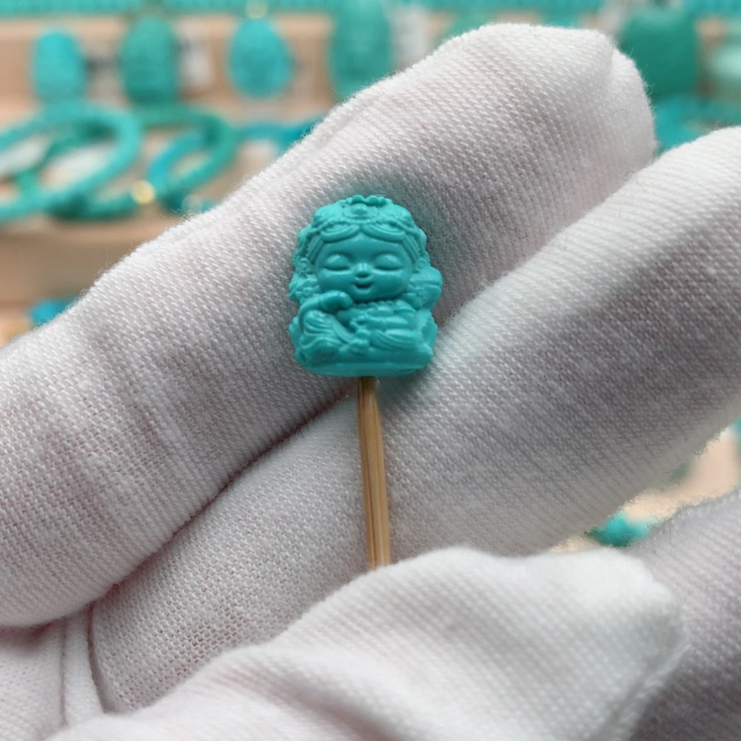 绿松石未镶嵌珠宝奇石1.1克