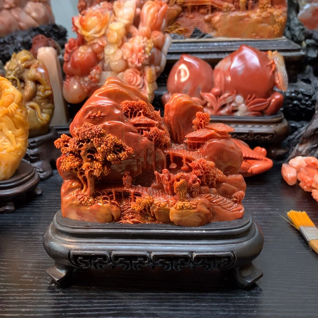 寿山石寿山石摆件