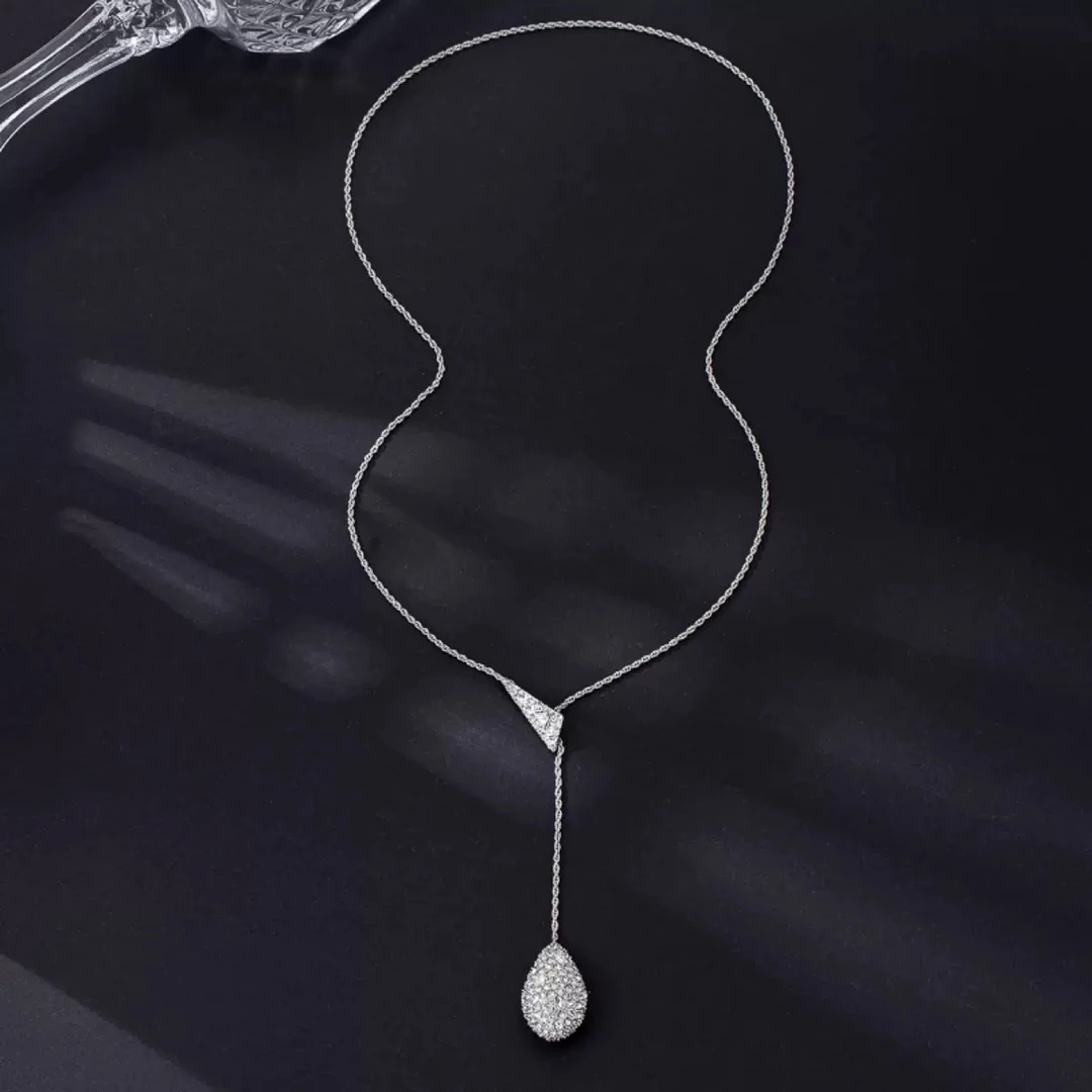 铜合金仿水晶项链 【3862】Emily Vintage鬼才系列