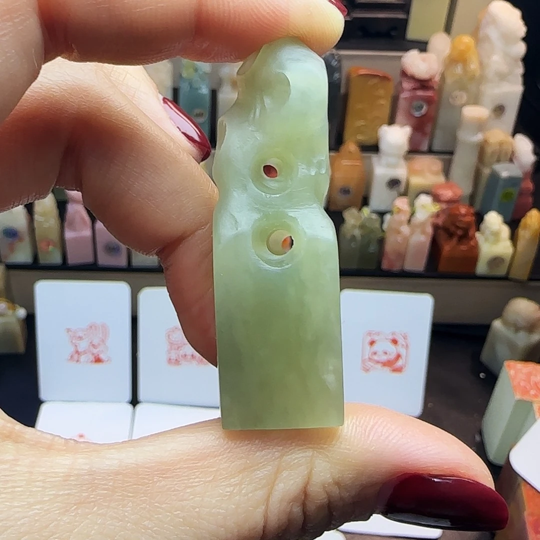 寿山石印石纯手工包刻白文4字1.6