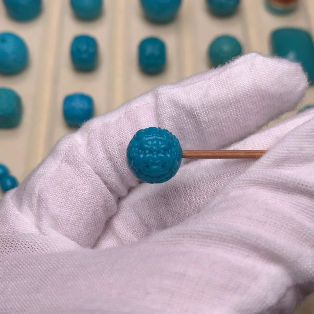 绿松石未镶嵌绿松石大黑天10.6