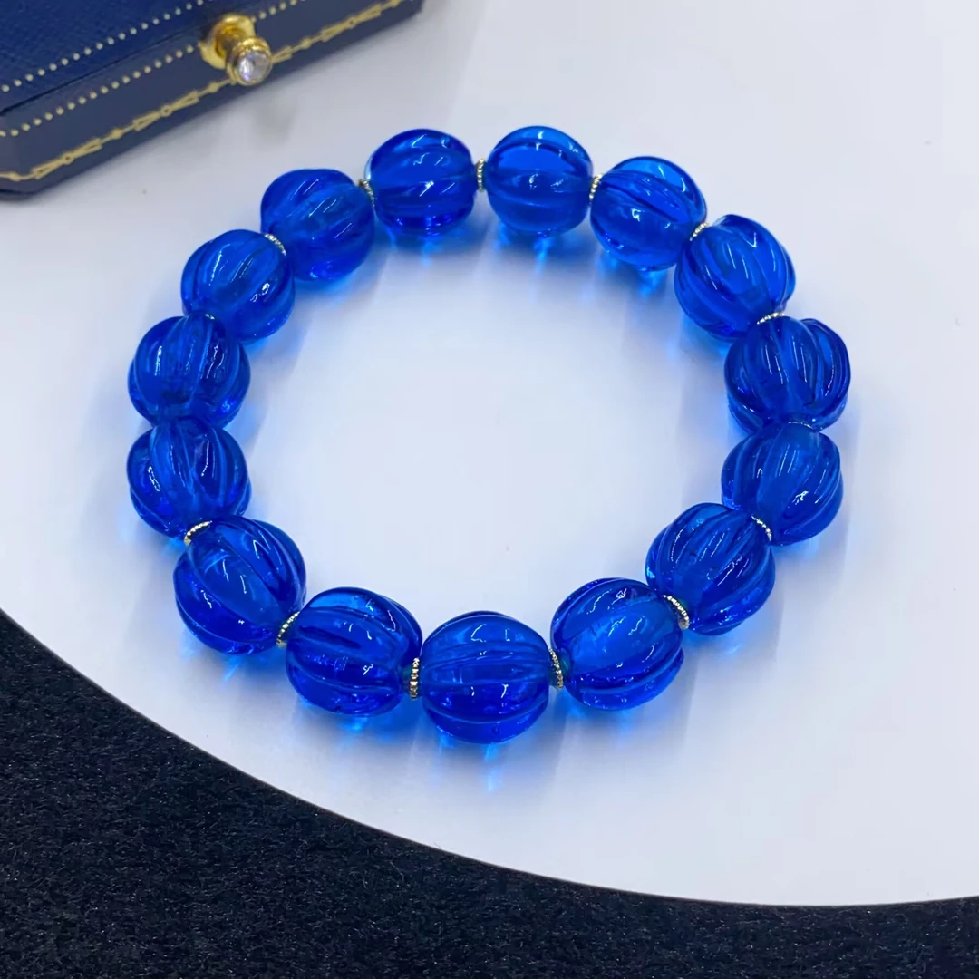 4744  幽蓝宝 手串多样性发货