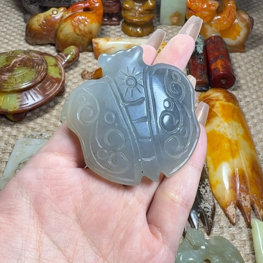 吊坠白玉菩提挂件