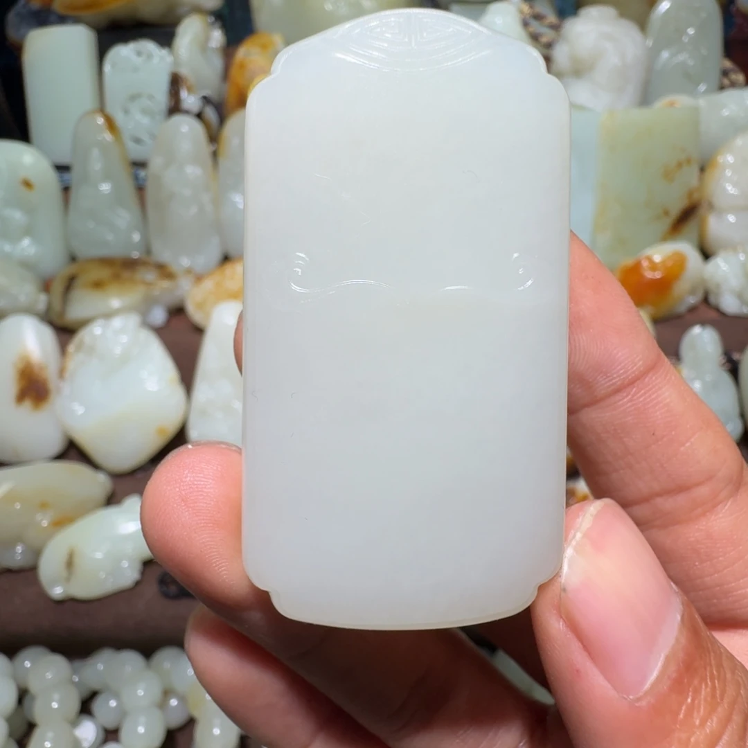 清***.和田玉未镶嵌吊坠(不含链)