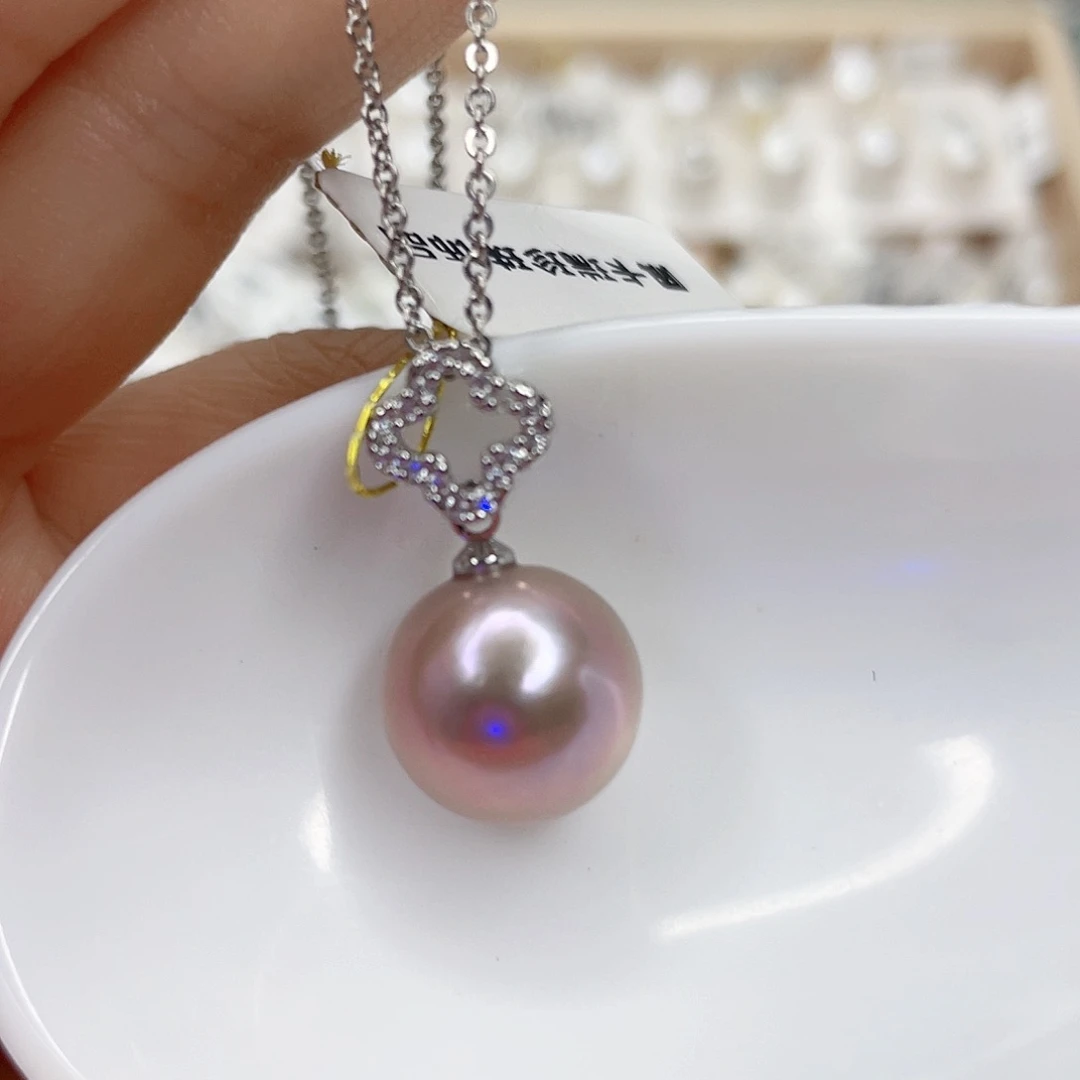 淡水珍珠未镶嵌吊坠(赠链)