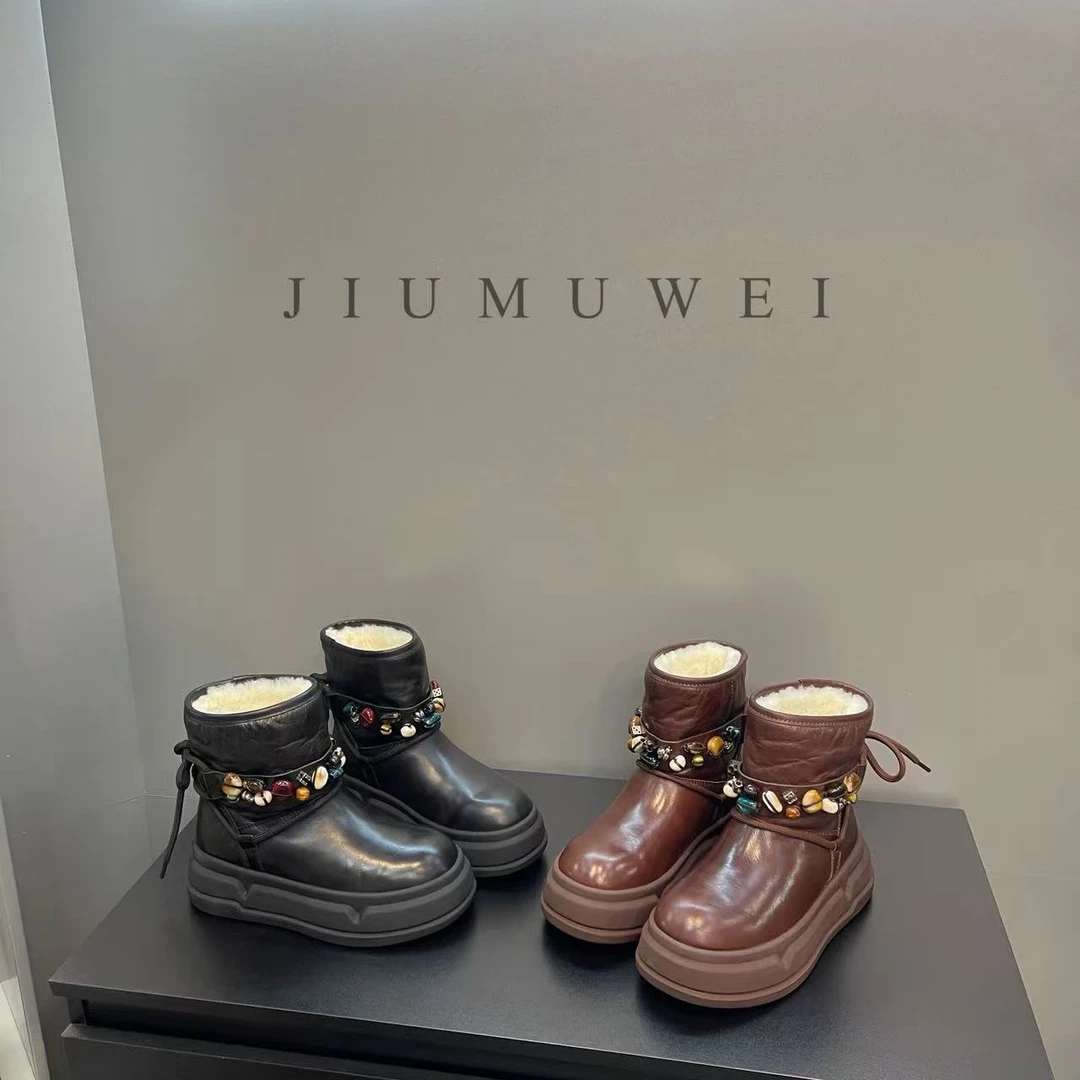 JIUMUWEI 冬季时尚爆款休闲雪地靴 5230 6013-51