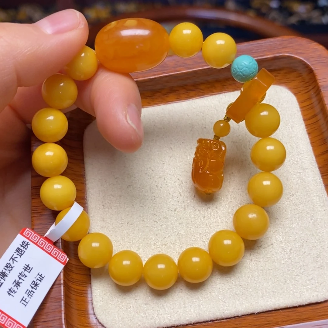【闪购商品】蜜蜡手链未镶嵌手串