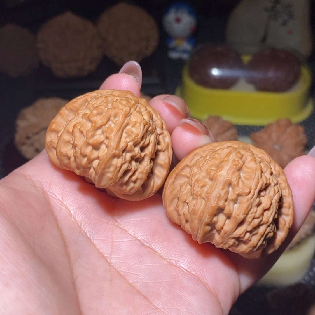 复***杂吊坠文玩核桃全品白狮子39