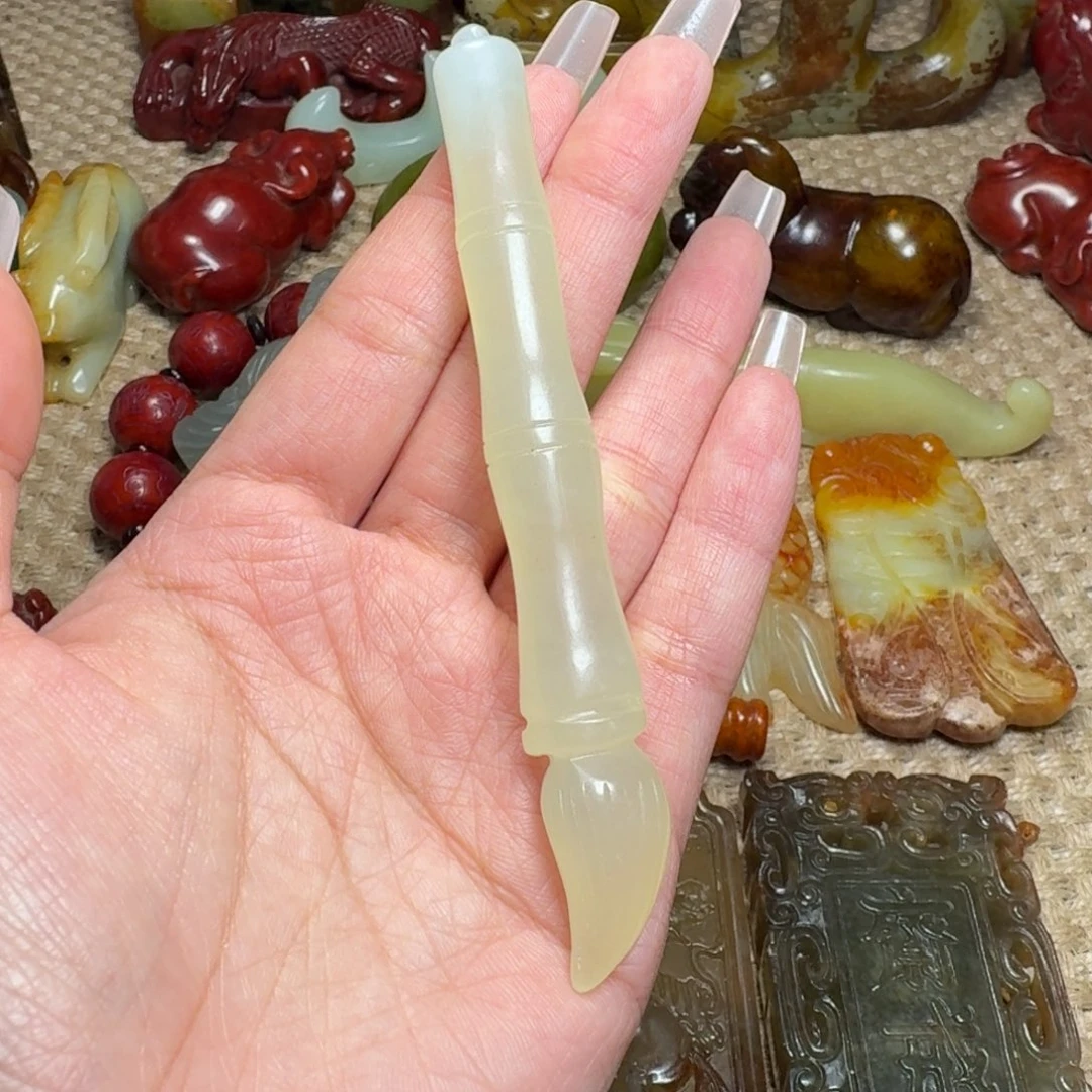 白玉菩提吊坠挂件