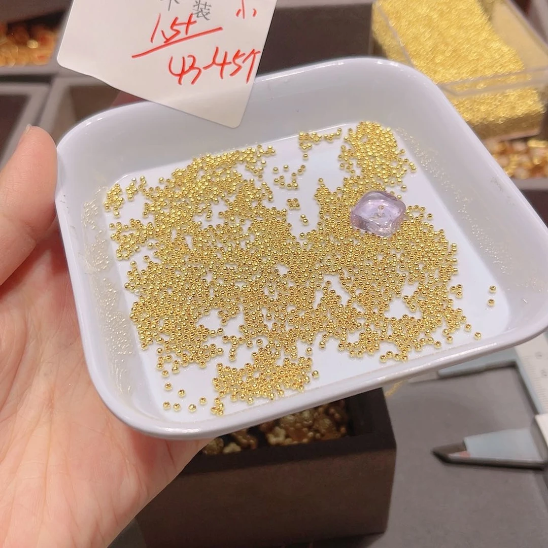 紫晶珠宝半成品银S925镀金镶嵌4