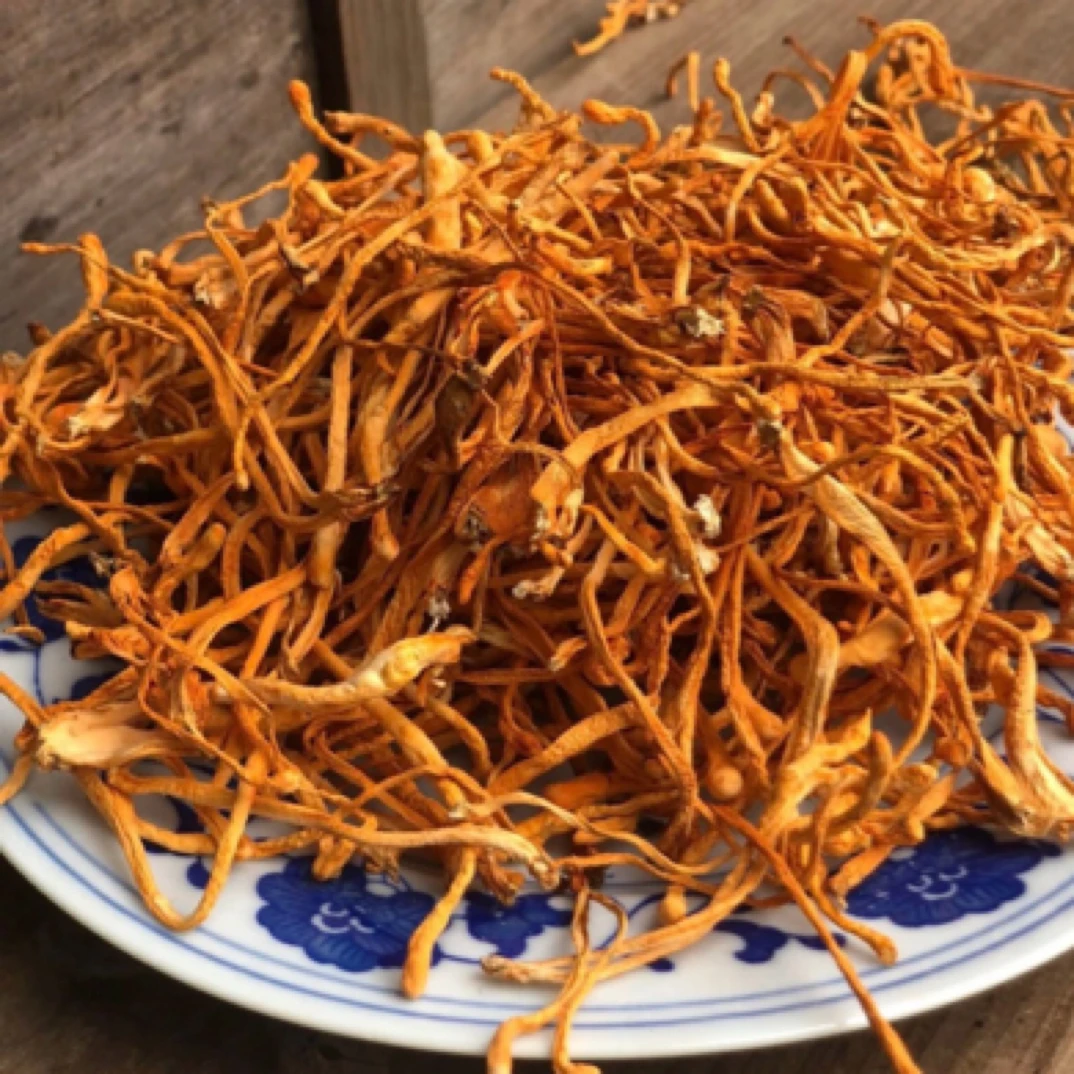 【虫草花】农家干货虫草花炖汤营养丰富