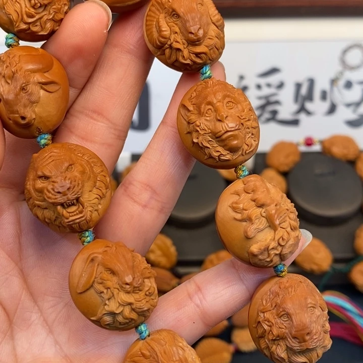 橄榄核手串/手链橄榄核雕生肖