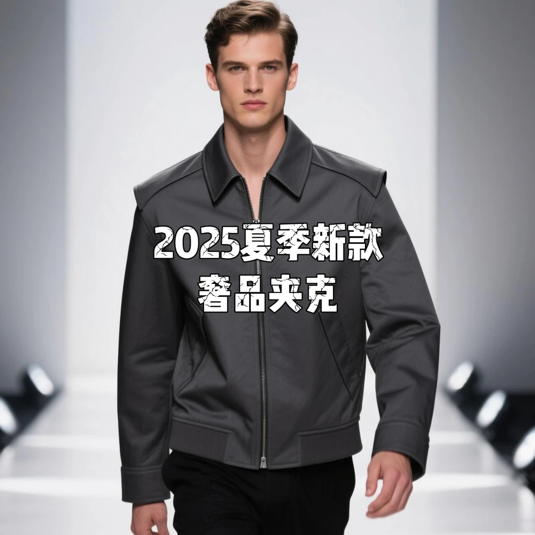 官方款号【L1070-1】2025年春夏新款奢品男士防晒夹克立领长袖外套