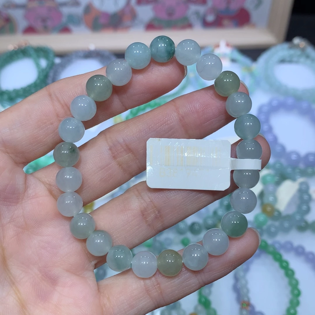 翡翠未镶嵌手链天然