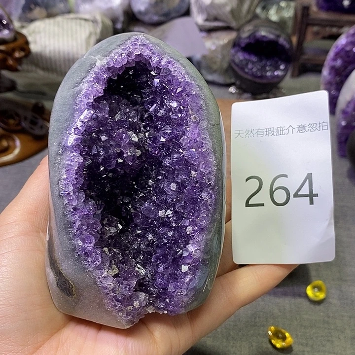 珠宝半成品未镶嵌紫晶